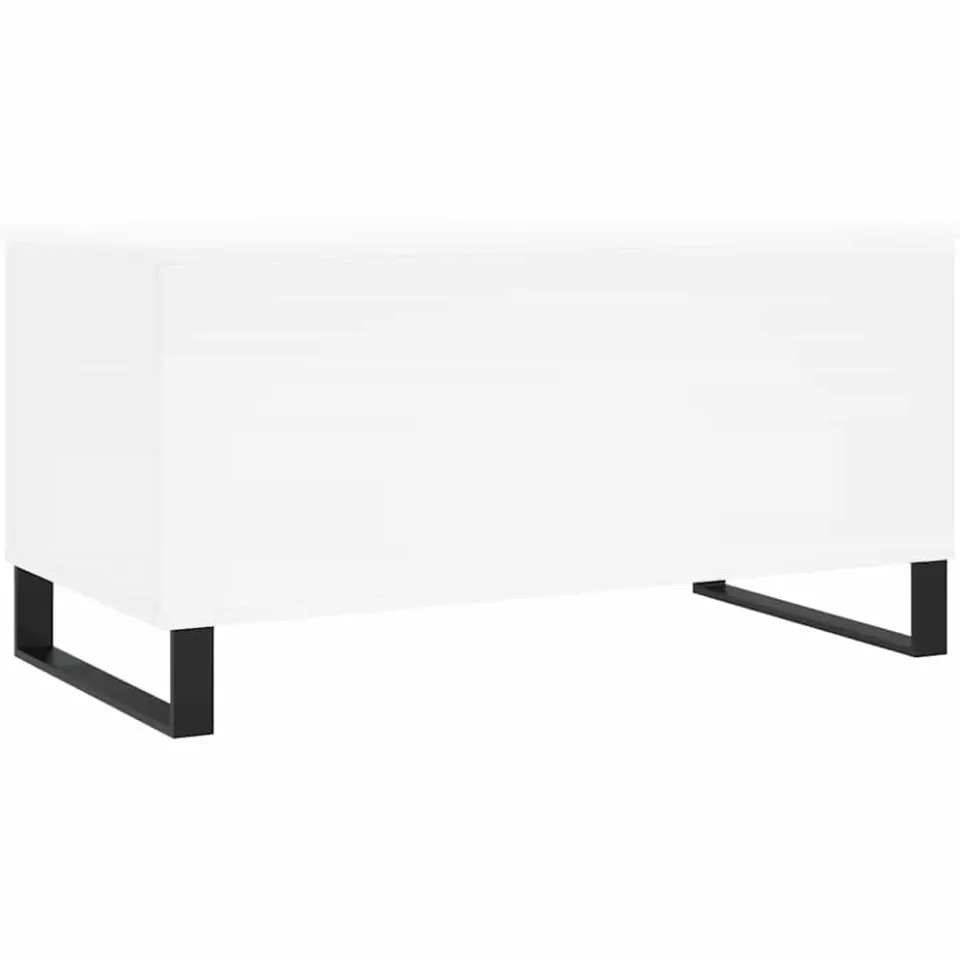 vidaXL Salontafel 90x44,5x45 cm bewerkt hout wit