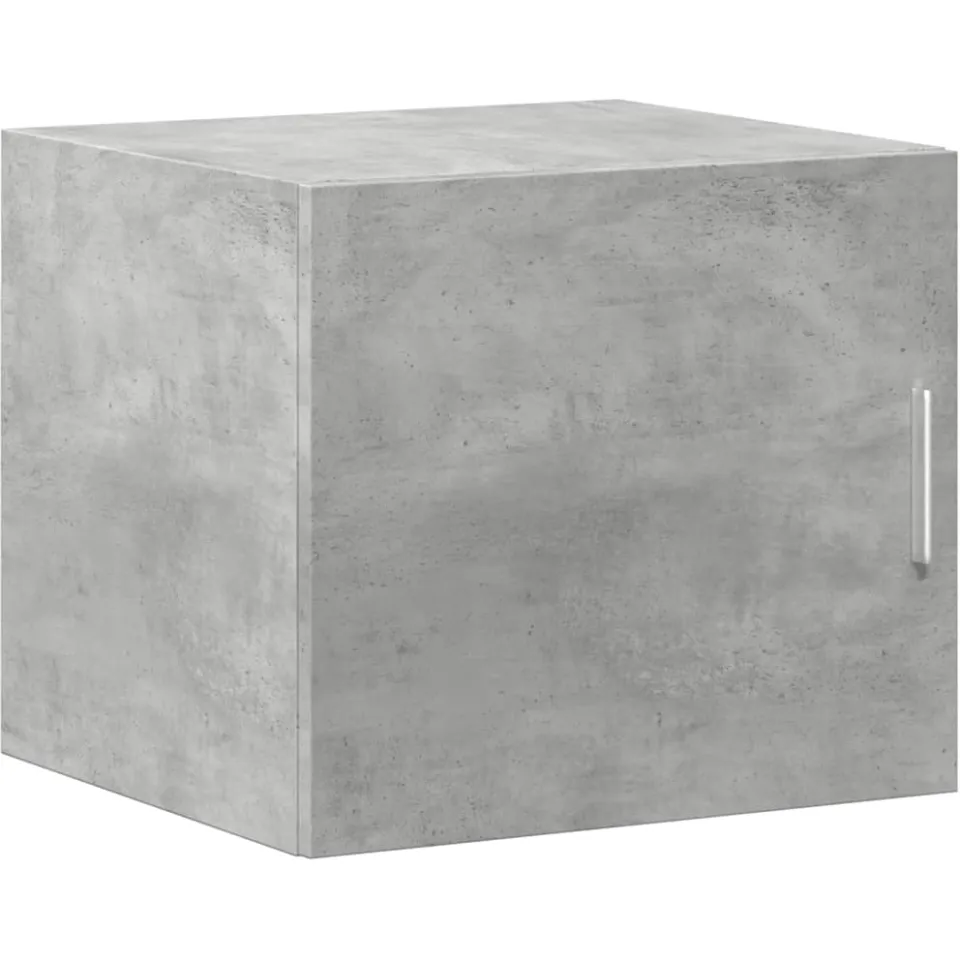vidaXL Wandkast 45x42,5x40 cm bewerkt hout betongrijs