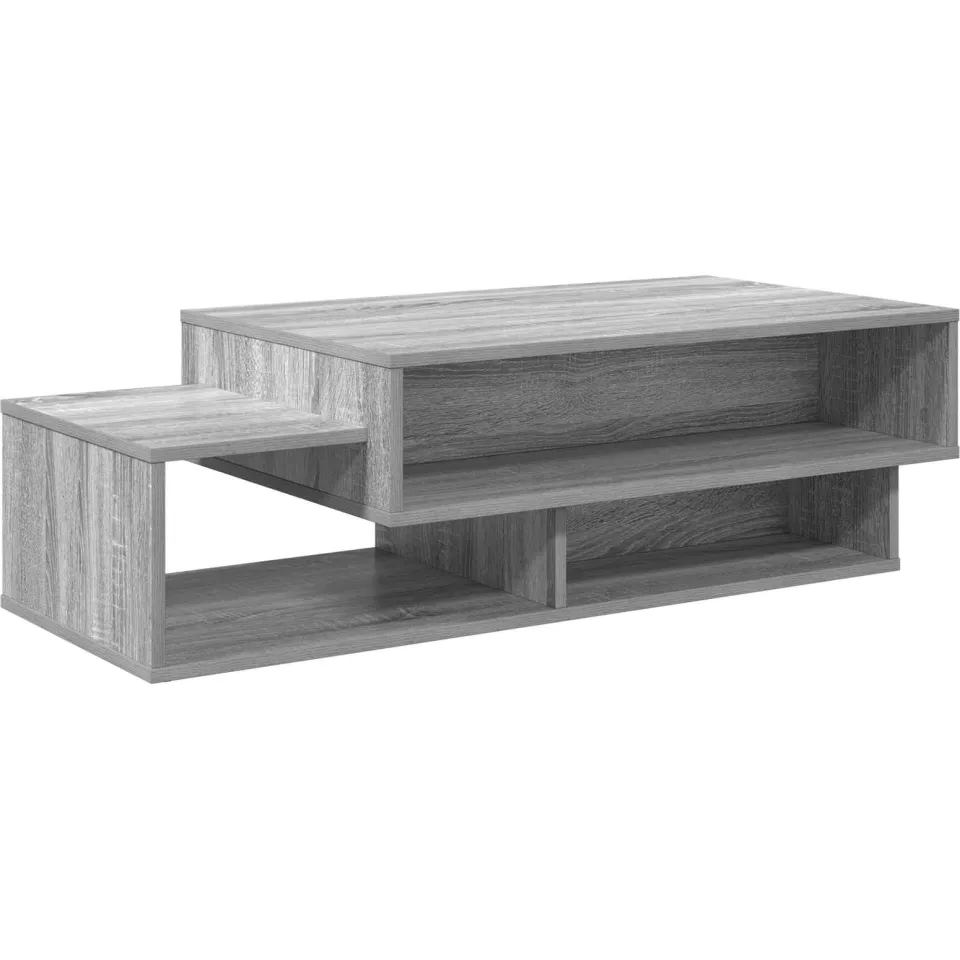 vidaXL Salontafel Grijs Sonoma 105 x 50 x 32,5 cm Bewerkt hout, foto 3