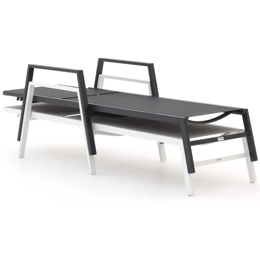 Forza Furniture Forza Sarona ligbed stapelbaar wit, foto 4