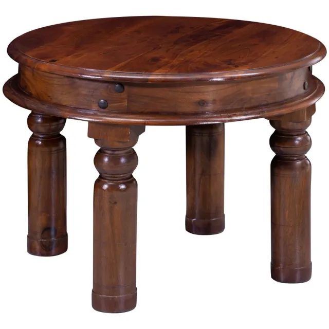 MASSIVMOEBEL24 .DE OXFORD #329 salontafel donkerbruin gelakt acacia 60x60x45 cm (BxTxH)
