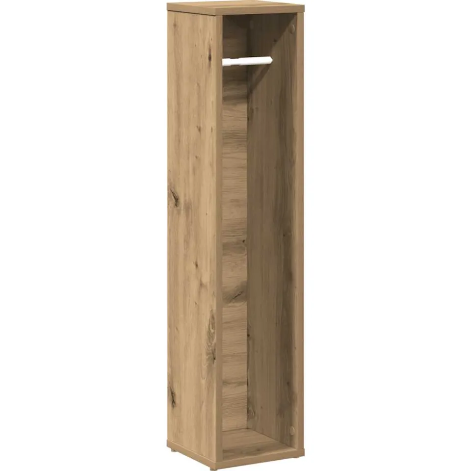 vidaXL Badkamerkast met rolhouder Artisan Oak 20,5x20x90 cm Bruin