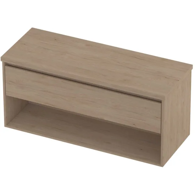 Proline Deck Badmeubelset Met Schap 120x46x55 cm Ideal Oak Eiken