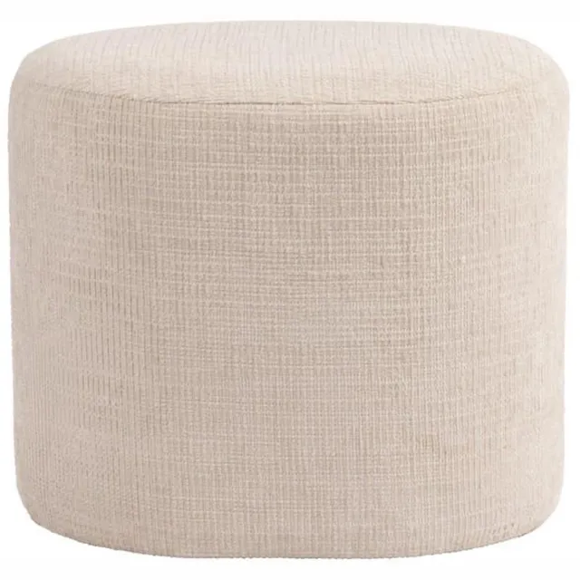 Fameilleur poef 39x29xH34cm soft grijs Brume - metalen zitpoef en voetenbank, voor woonkamer, slaapkamer en kinderkamer, woondecoratie voor modern interieur, mooi als cadeau