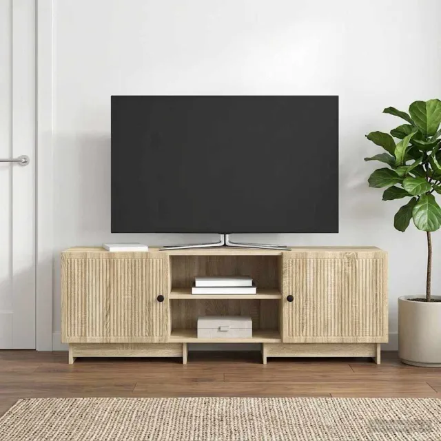vidaXL TV-kast 150 x 31 x 50 cm Sonoma Eiken Geconstrueerd hout, foto 2