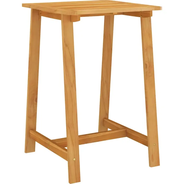vidaXL Tuinbartafel 70x70x104 cm massief acaciahout Bruin
