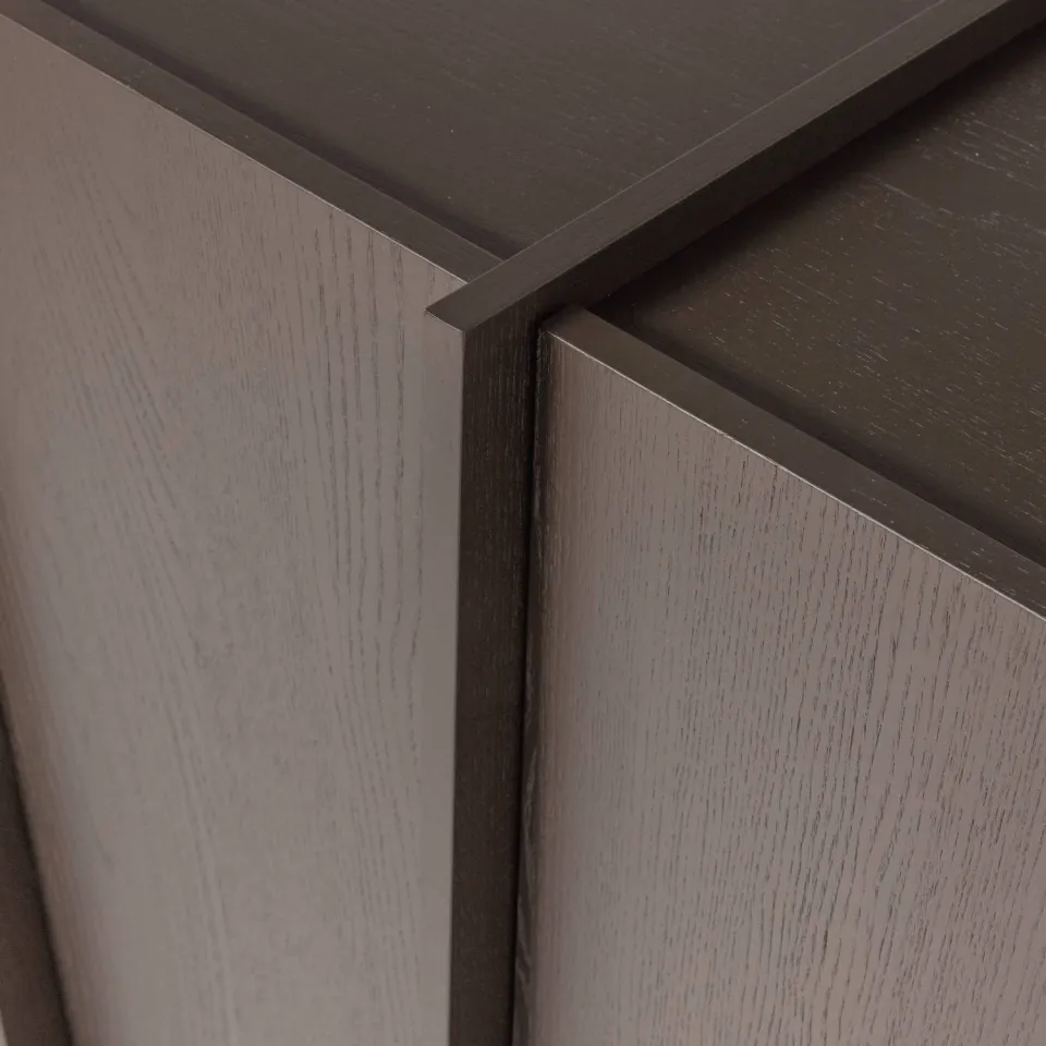 WOOOD Brock 2-deurs kast middenbruin mid brown, foto 5