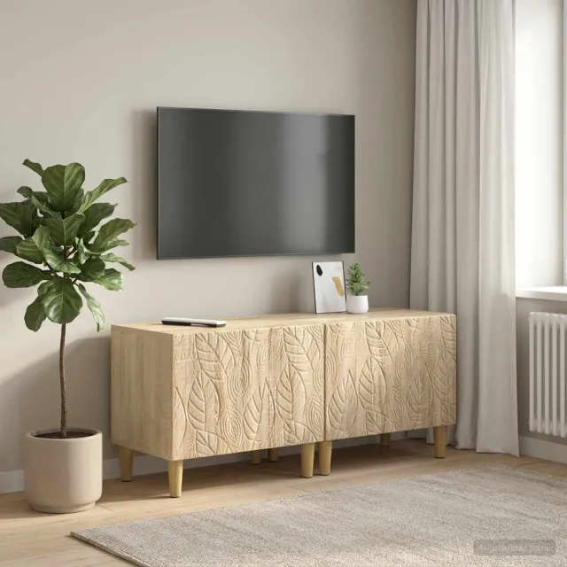 vidaXL Tv-meubel Sonoma Eiken Bewerkt hout Bruin