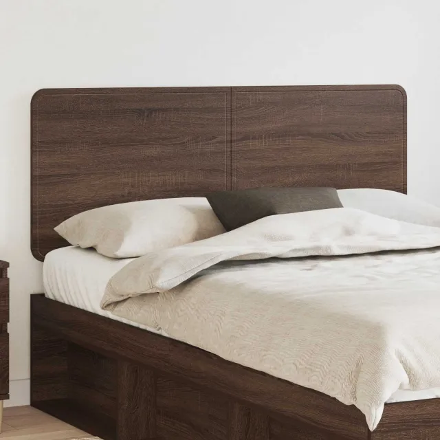 vidaXL Hoofdbord Bruin Eiken Bewerkt hout
