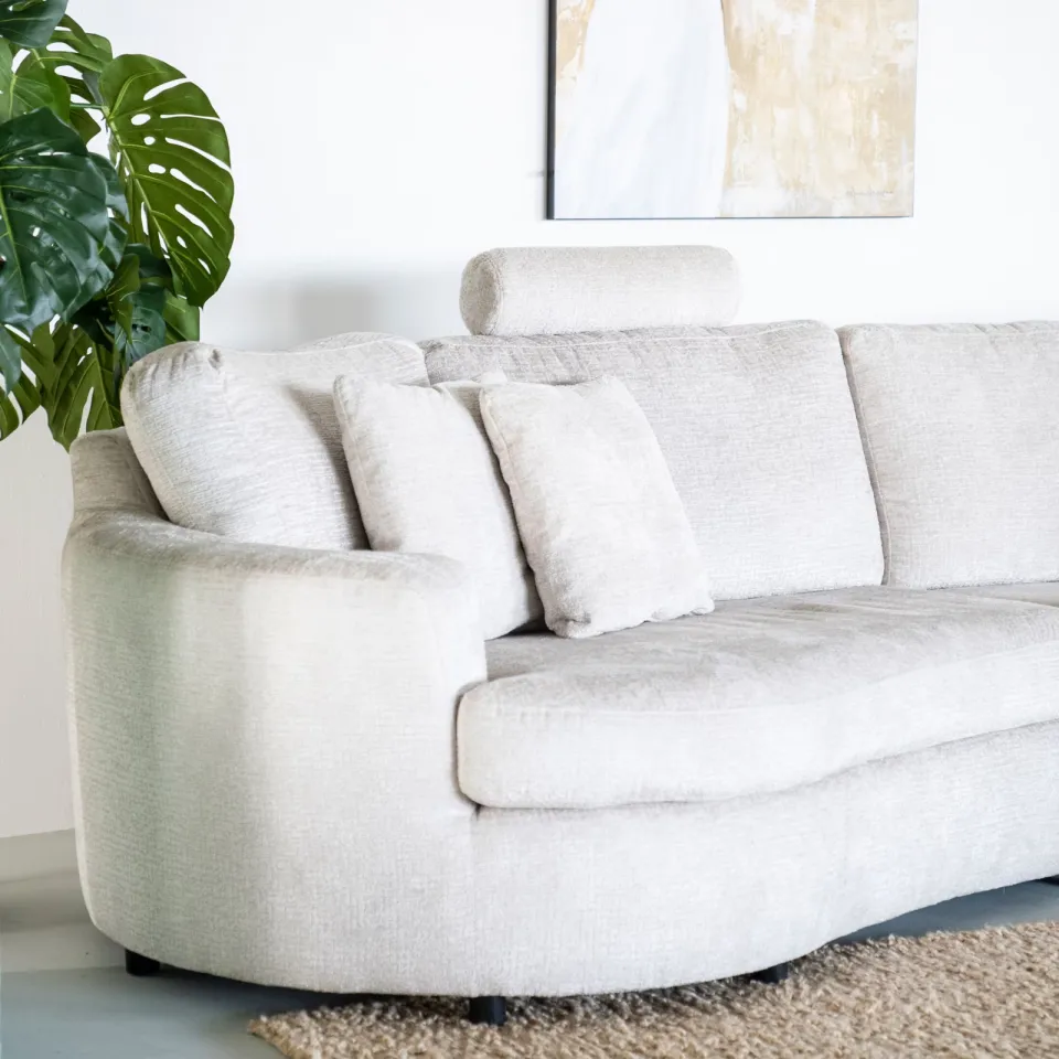 SEVN Soof hoekbank beige, foto 7