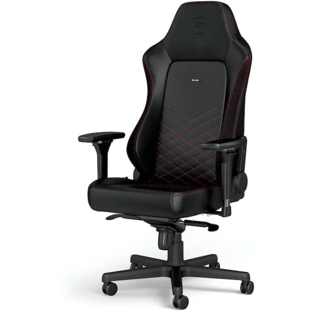 Noblechairs Hero gamestoel zwart met rode stiksels