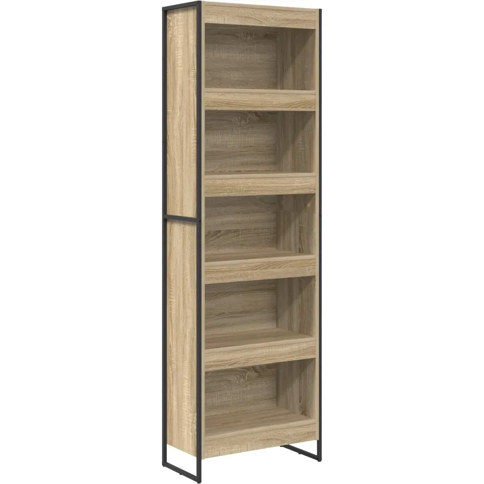vidaXL Boekenkast 60 x 30 x 189,5 cm Sonoma eiken Bruin