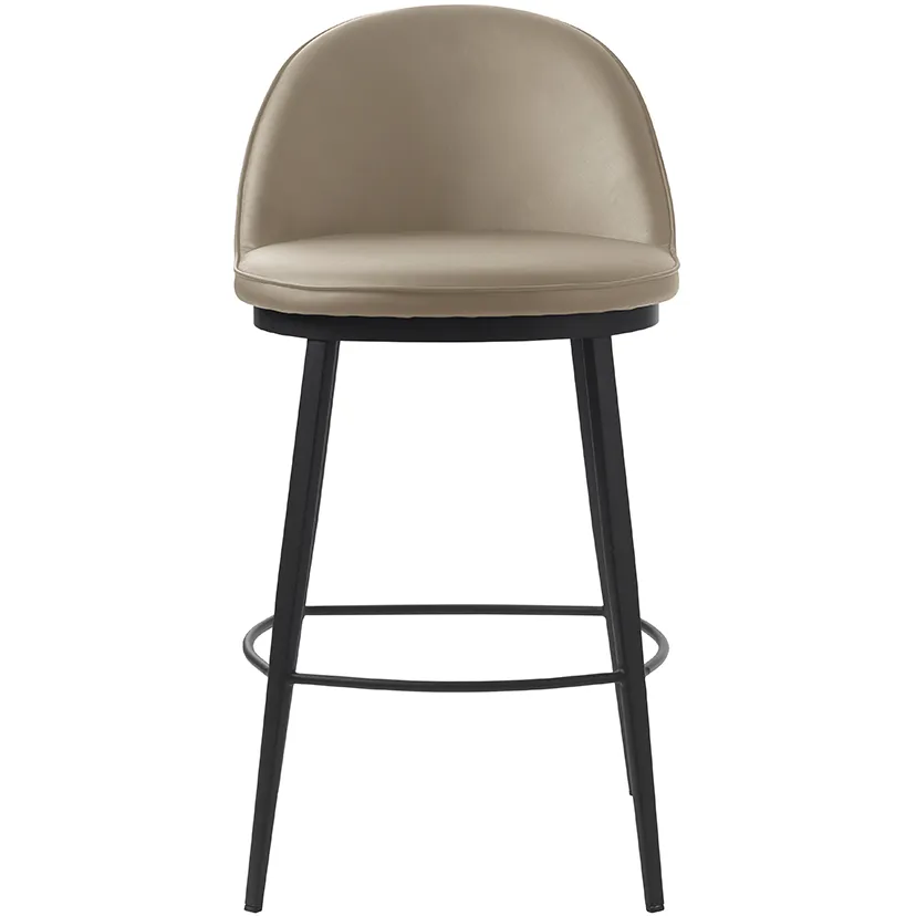 Olivine Lou barkruk kunstleer taupe - 68 cm, foto 3