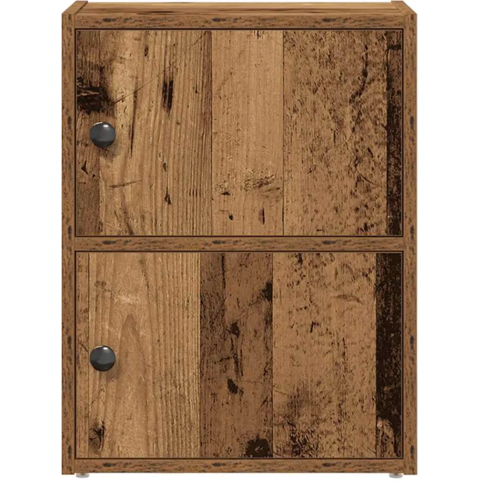 vidaXL Boekenkast 40x24x52 cm bewerkt hout oud houtkleurig bruin, foto 4