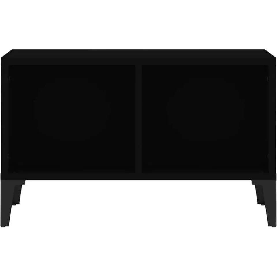 vidaXL Salontafel 60x50x36,5 cm bewerkt hout zwart, foto 4