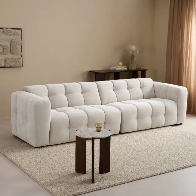 NOUS Living Lina 4-zitsbank beige, foto 2
