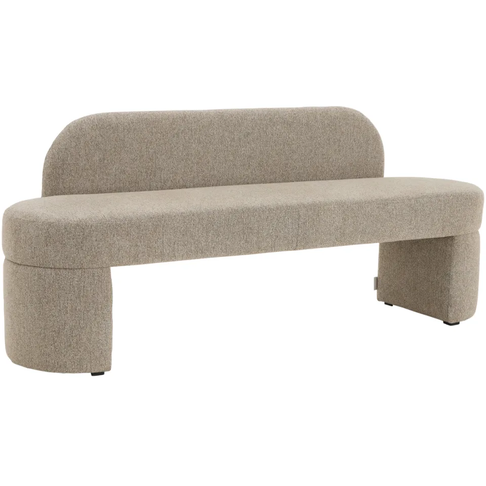 NOUS Living Nice eetkamerbank taupe, foto 3