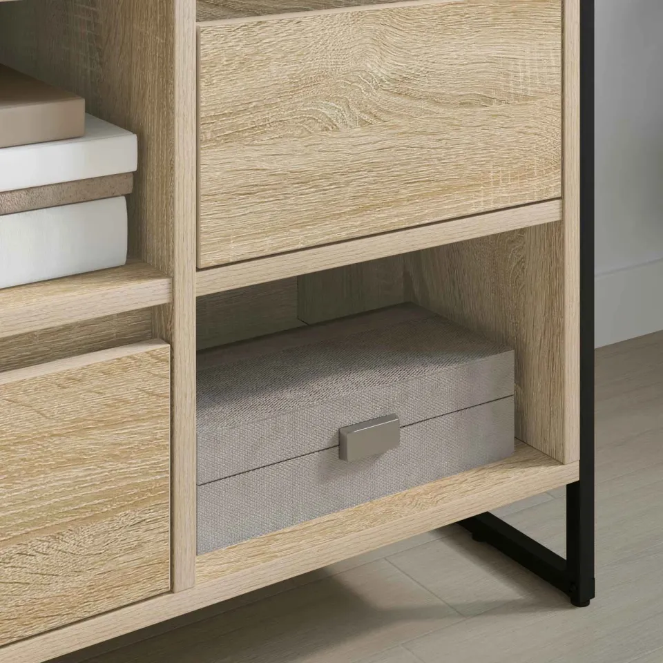 vidaXL TV-kast 100 x 36 x 49,5 cm Sonoma Bewerkt hout bruin, foto 3