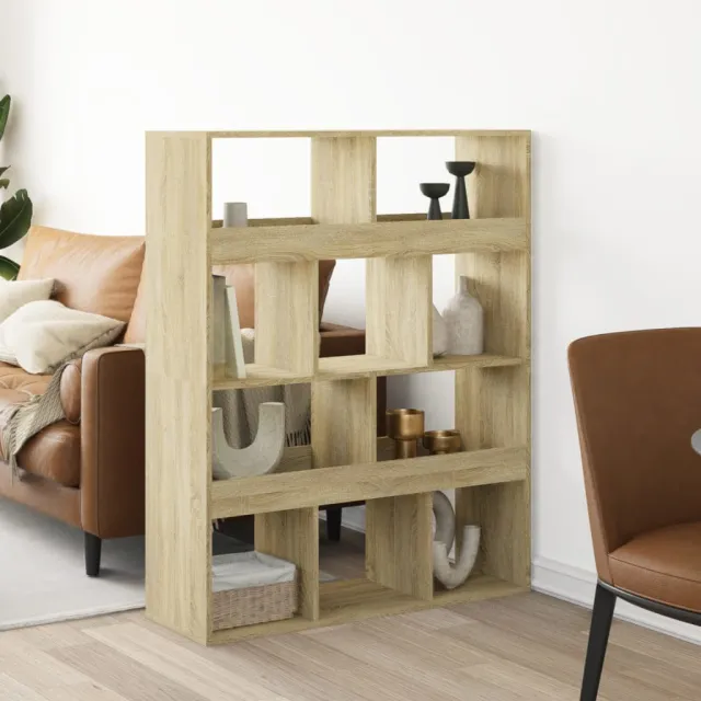 vidaXL kamerscherm 100x33x125,5 cm bewerkt hout sonoma eikenkleurig Bruin