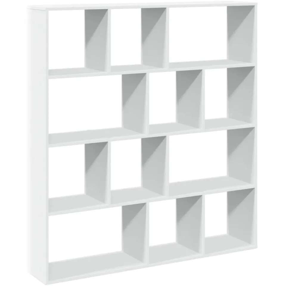 vidaXL Boekenkast 132x29x141,5 cm bewerkt hout wit