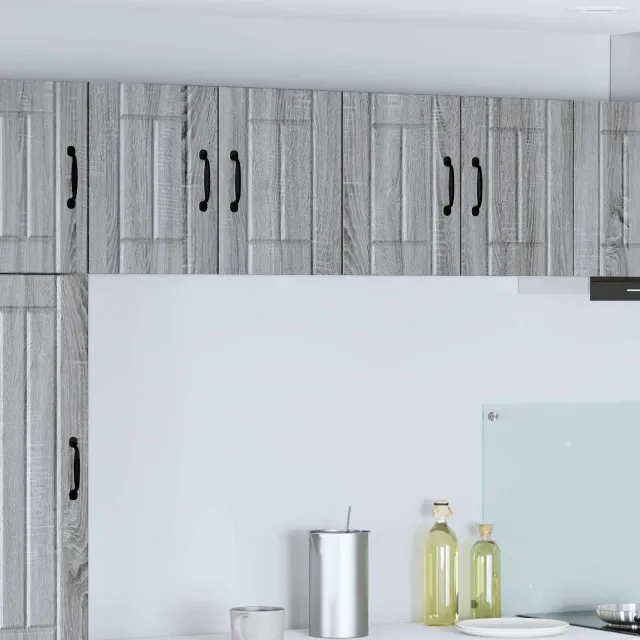 vidaXL Wandkast LUCCA Grijs Sonoma 60 x 31 x 40 cm Bewerkt hout