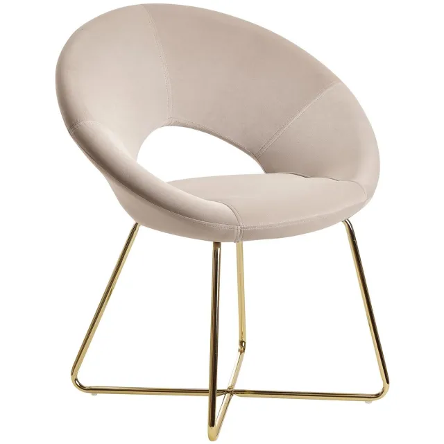 Sky Style Pia Eetkamerstoel Velvet Beige