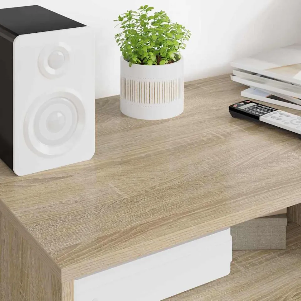 vidaXL TV-kast 100 x 48 x 43 cm Sonoma Eiken Bewerkt hout, foto 4