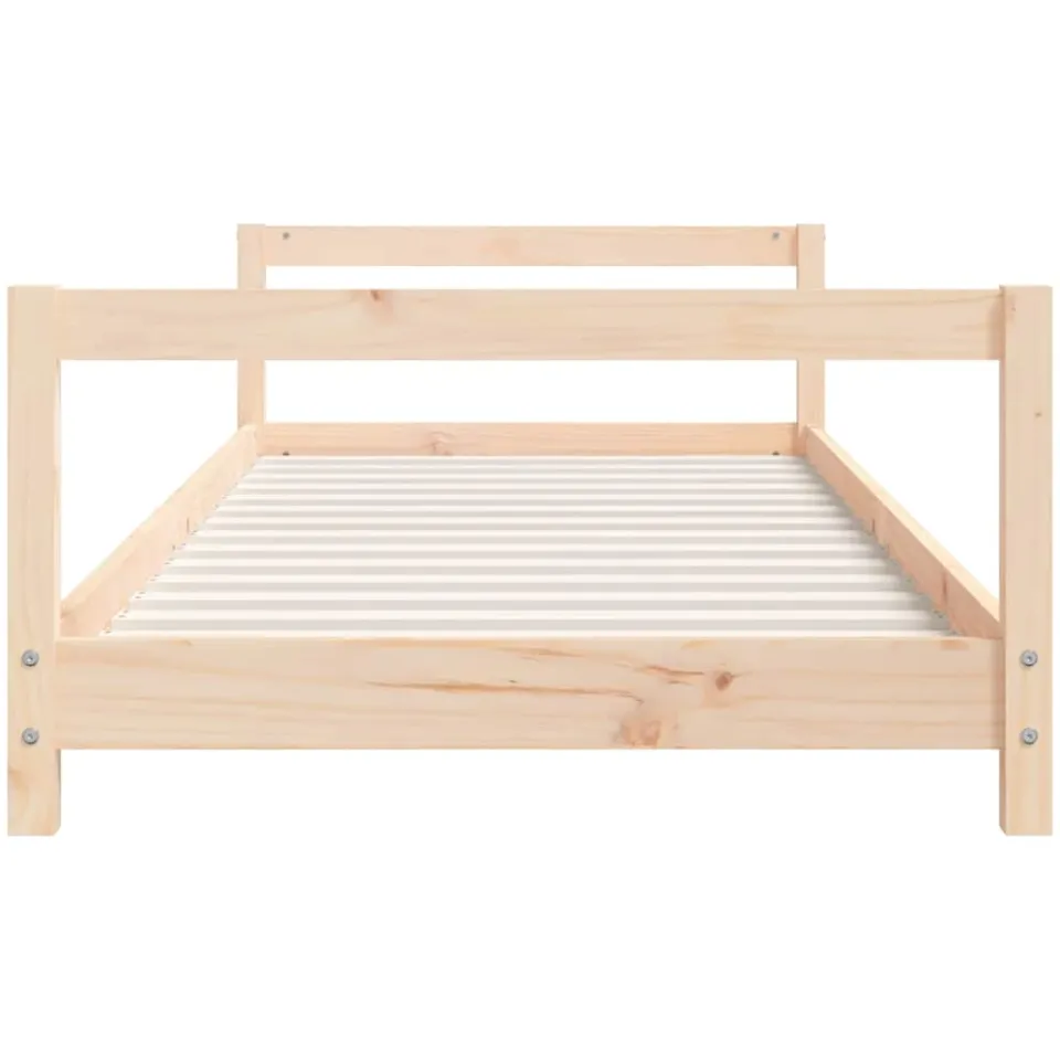 vidaXL Kinderbedframe 80x200 cm massief grenenhout bruin, foto 4