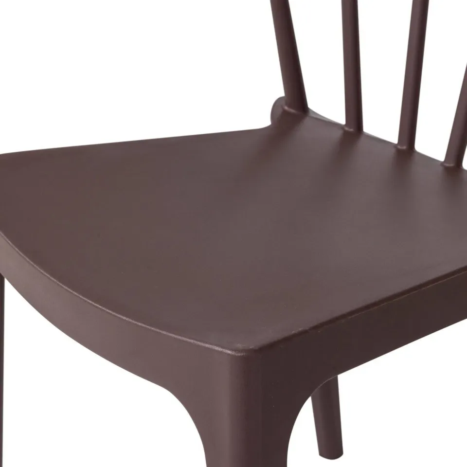 WOOOD Bliss Tuinstoelen - Kunststof - Jadegroen - Set van 2 paars/bruin, foto 6