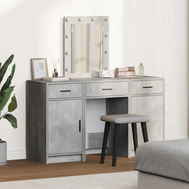 vidaXL Plafondtafel Grijs 50 x 41 x 135 cm Bewerkt hout, foto 2