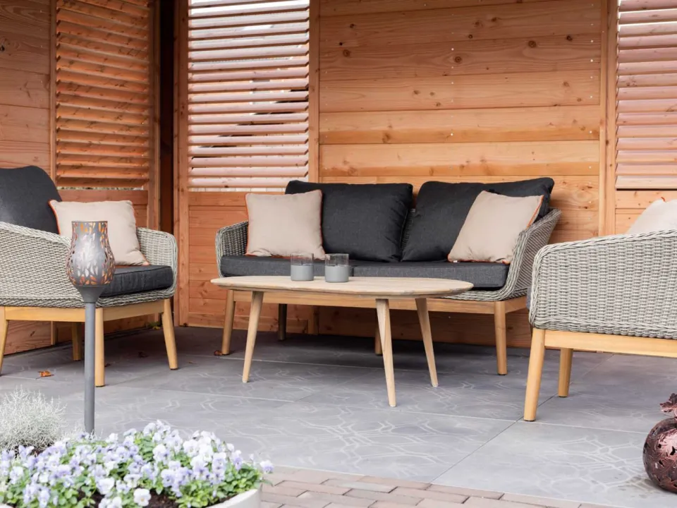 ROUGH Furniture ROUGH-K lounge tuintafel 43x75x39cm bruin, foto 4