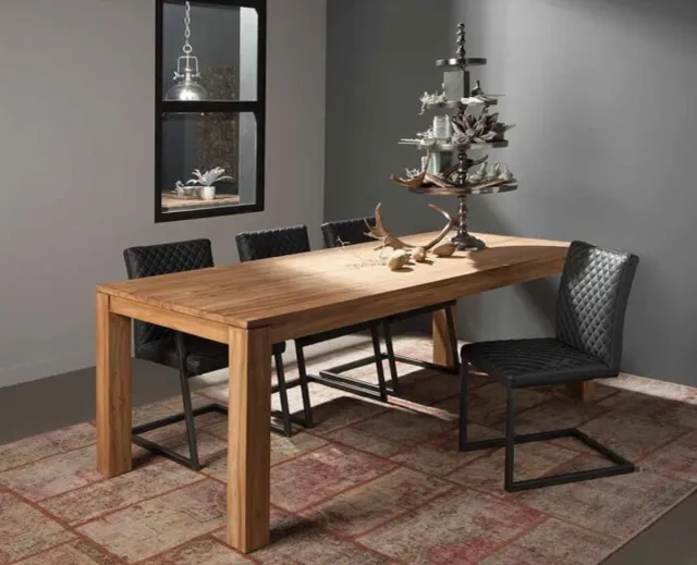 Tower Living Eettafel Losari rechthoekig teakhout 240x100x78 cm - Naturel