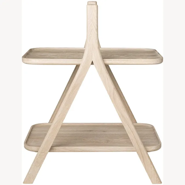 Blomus Eta Bijzettafel Oak | Bruin / Beige | Hout