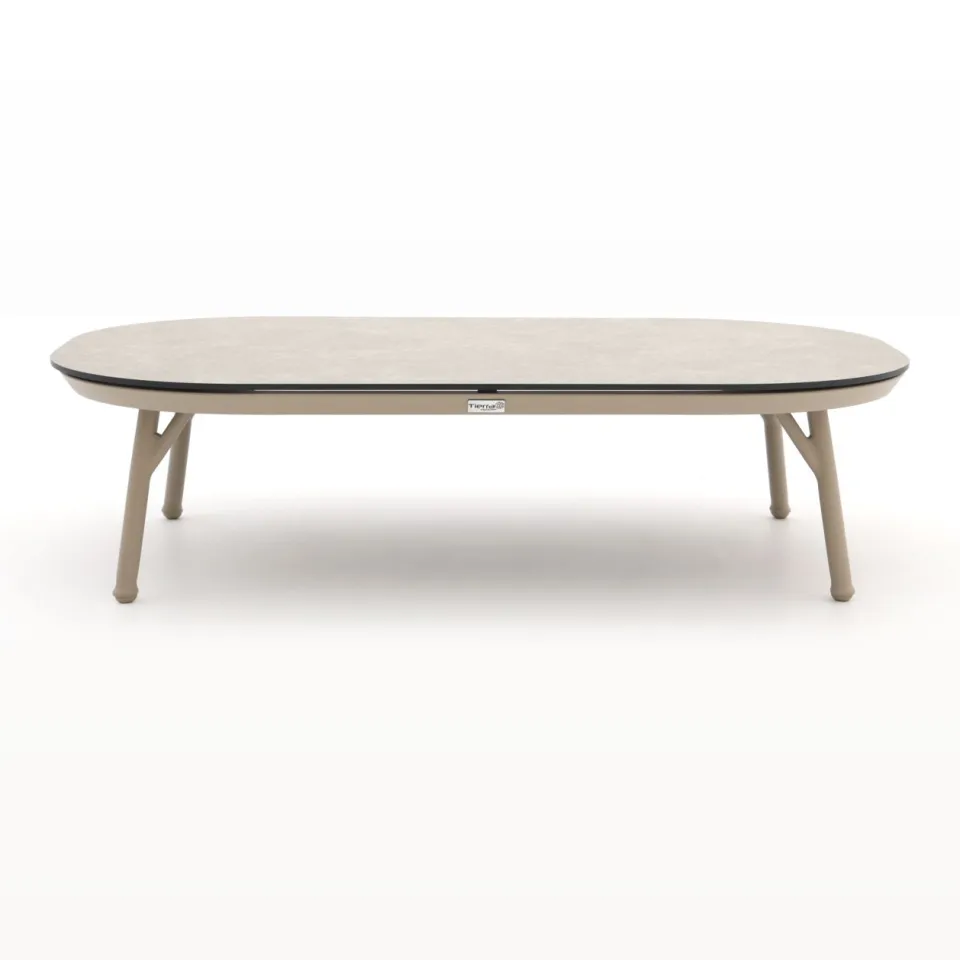 Tierra Outdoor Nora lounge tuintafel 120x70x25cm taupe, foto 3