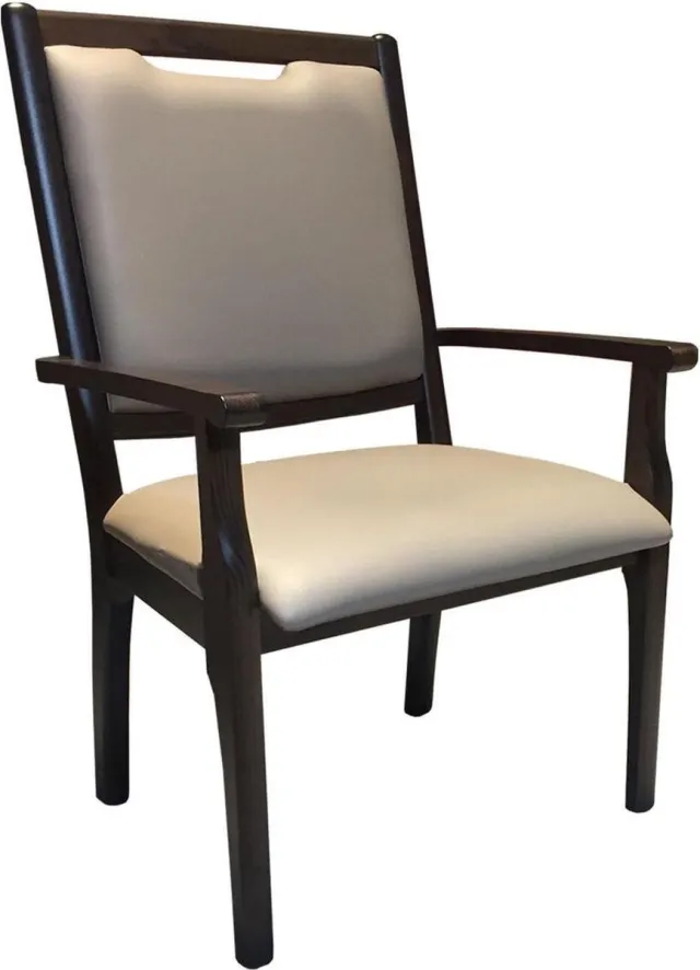 Zorgmeubel Stoel voor zware mensen Care A XXL Obese Lichaamslengte 160 - 175 (Kleur Donkerbruin)