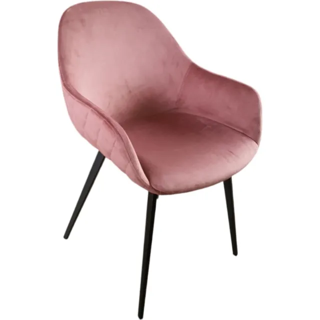 Mica Decorations Pellis Stoel roze L65x B56 x H82cm