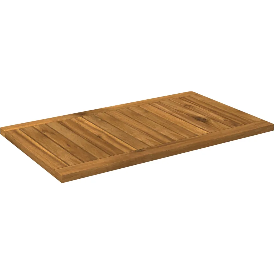 vidaXL Tafelblad LAREN 68,5 x 40 x 2 cm Rechthoekig Massief Acaciahout Bruin