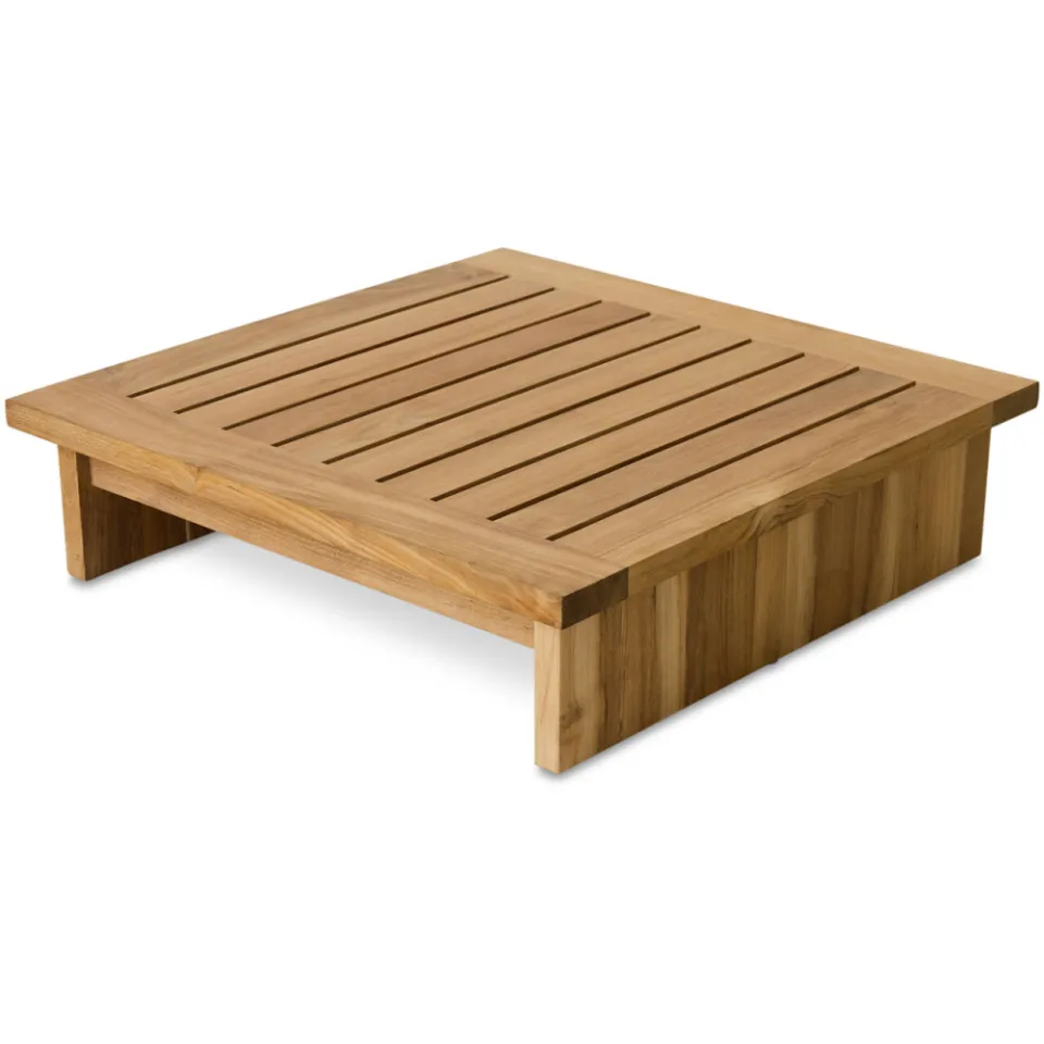HKLIVING hocker outdoor teak (stracciatella), foto 4