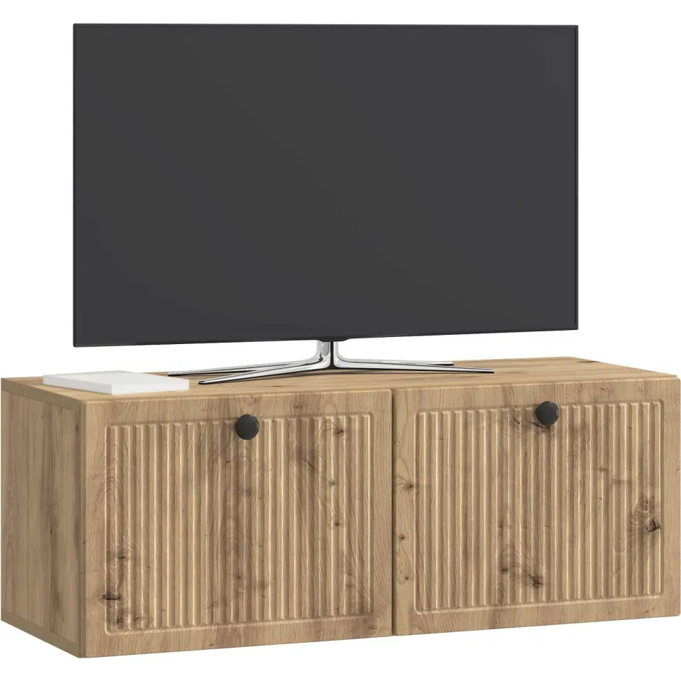 vidaXL Wandbeugel TV-kast 78,5 x 31 x 30 cm Artisanaal eiken Bruin