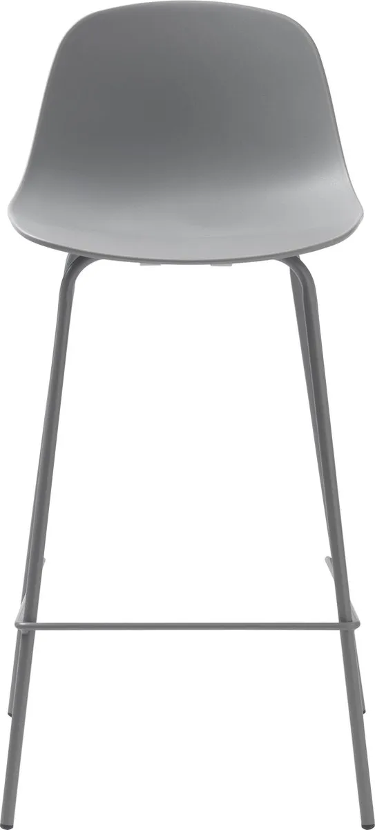 Meubelplaats Barstoel Whitby - Grijs - barstoelen set van 2