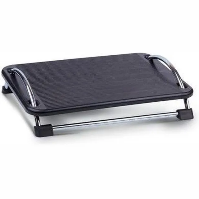Desq Voetensteun - Hoogte 75 mm - Metalen Frame - Traploos kantelbaar - Zwart