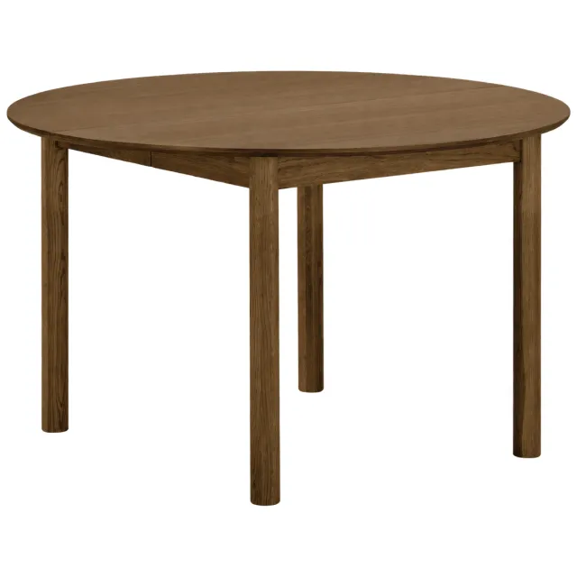 Artichok Loet uitschuifbare houten eettafel gerookt eiken - 120 - 220 x 75 cm Bruin
