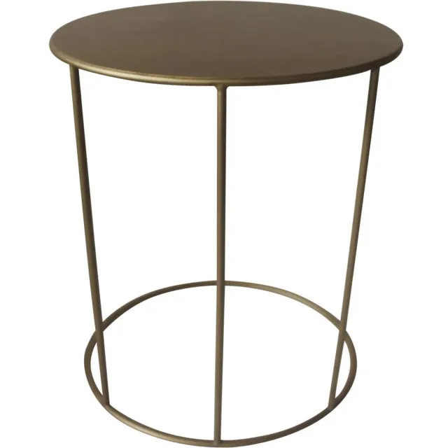 LES Lesli - Living - Bijzettafel - Emma - 40x54,5 - cm - goudkleurig