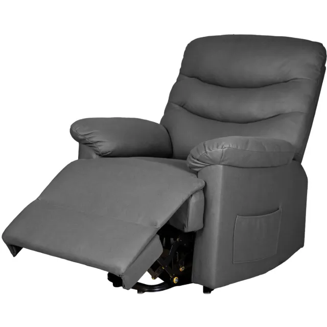 Vitadora Classic Sta-op stoel - Grijs - Inc. Ellipse by Legxercise Stoelfiets - Elektrische sta-op functie - Met afstandsbediening - Luxe zitcomfort