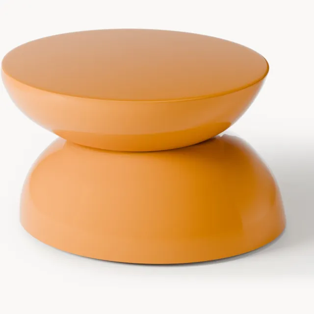 Westwing Collection Ronde salontafel Gigi Oranje