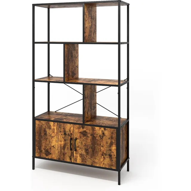 Vicco Fyrk Ruimteverdeler – 80 x 146.5 cm met 2 deuren Eiken rustiek
