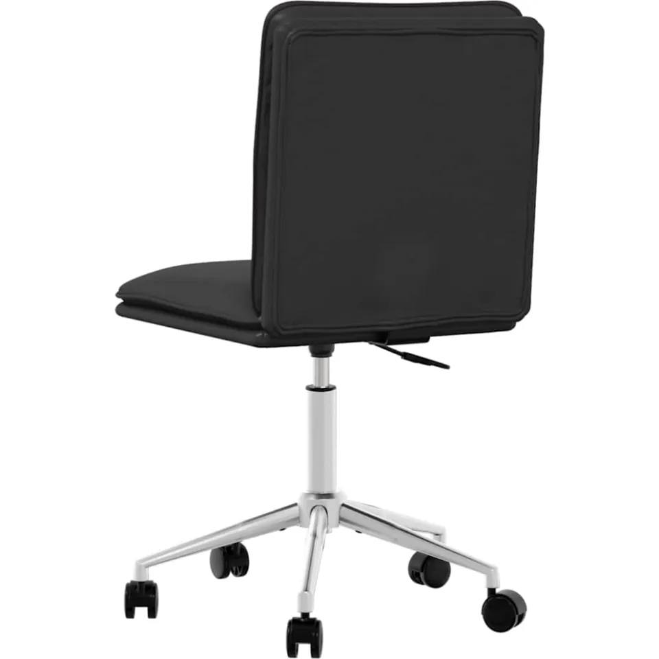 vidaXL Eetkamerstoel kunstleer zwart, foto 4