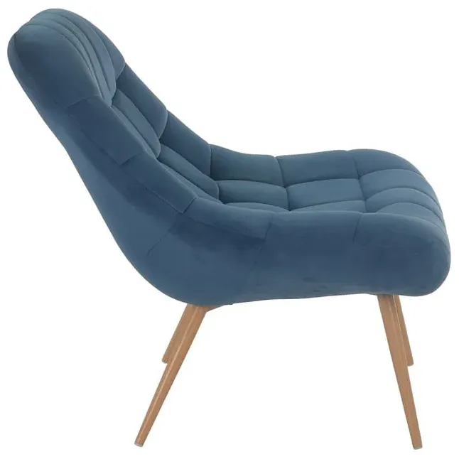 Fauteuil Louis blauw, foto 3