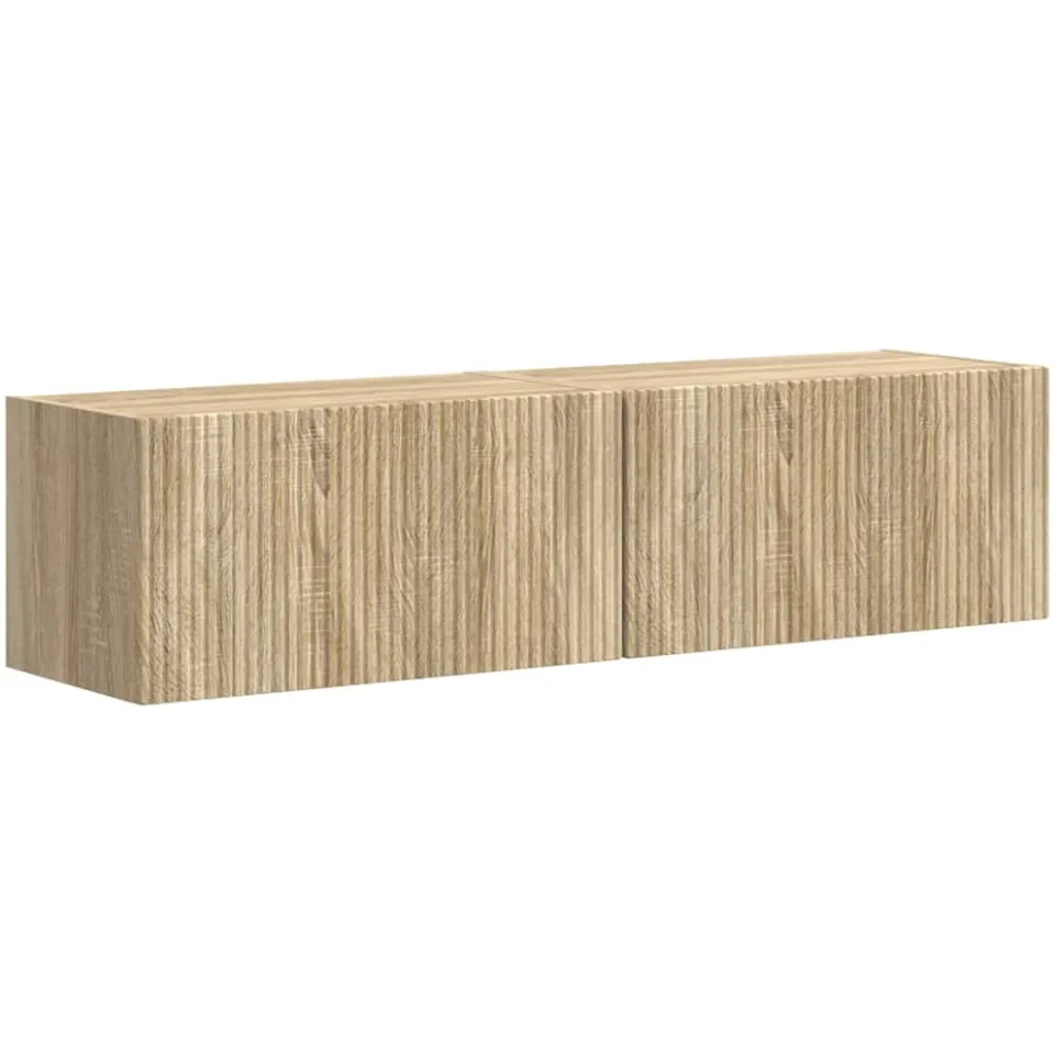 vidaXL TV Wandkast 2 st Sonoma Bewerkt hout bruin, foto 3