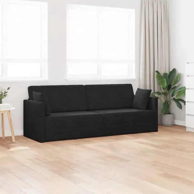 GranMaison Slaapbank - Uitklapbaar - Slaapstoel - Logeerbed - Zetelbed - Slaapfauteuil - Vouwbed - 2 persoons - Zeer comfortabel - Zwart